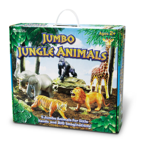 JUMBO JUNGLE ANIMALS - LEARNING RESOURCES - Playwell Canada Toy Distributor